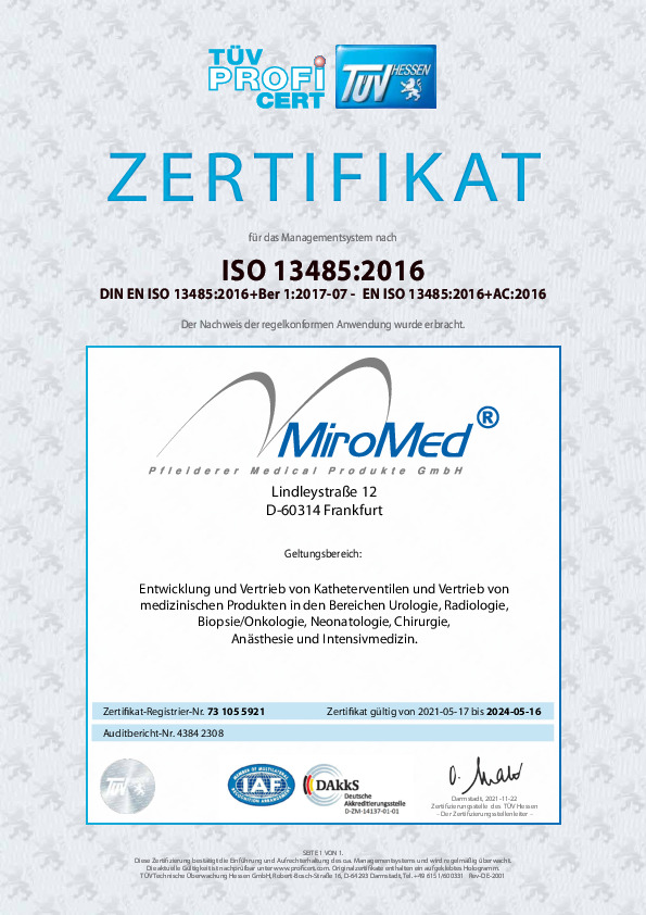 MiroMed Pfleiderer Medical Produkte GmbH