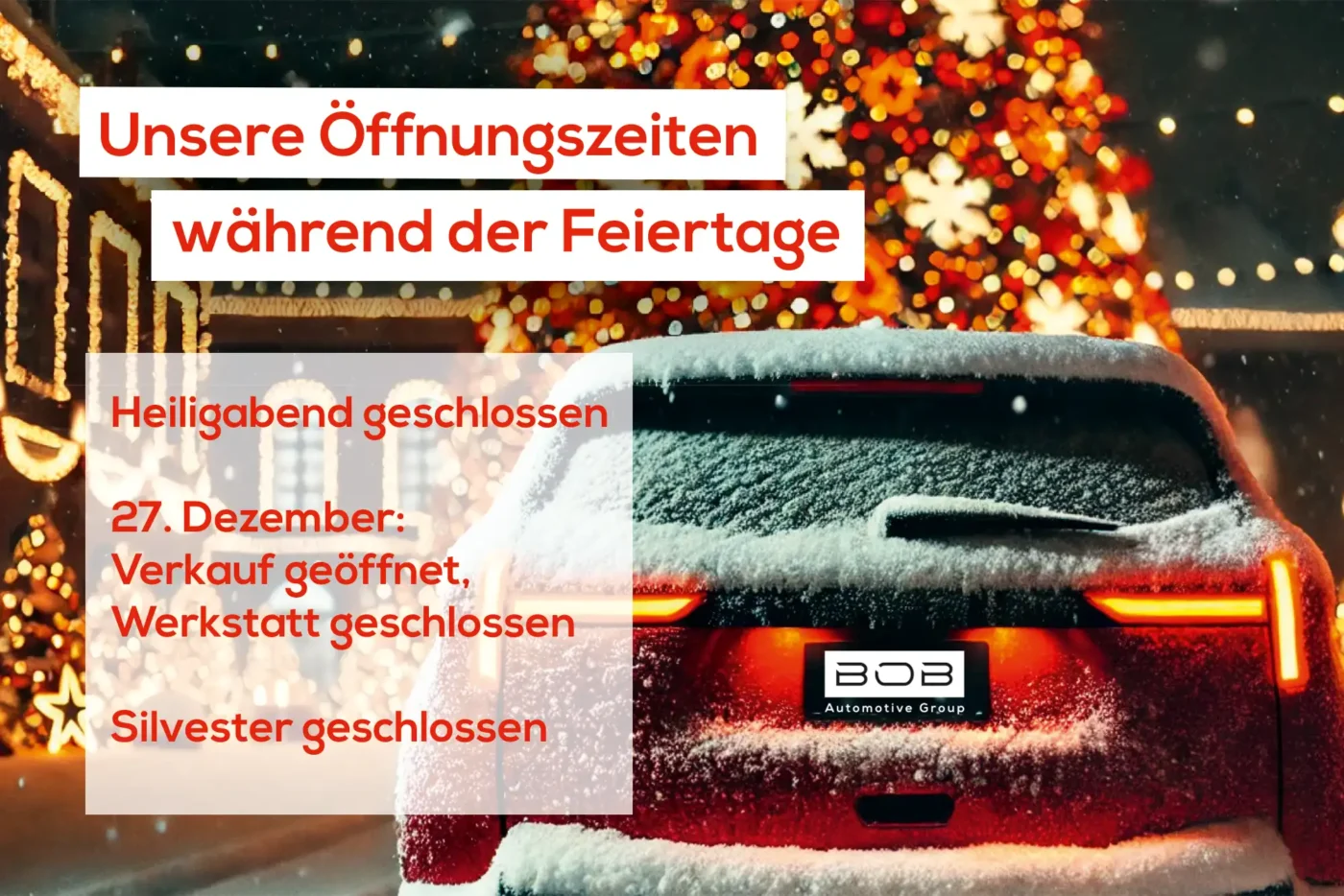 Holding: BOB Automotive Group GmbH